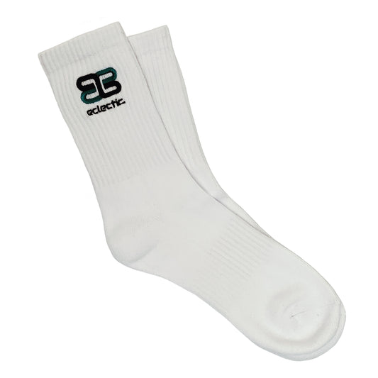 eclectic embroidered socks